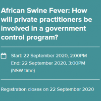 African Swine Fever: How will private practitioners be involved in a government control program? – AVA Webinar